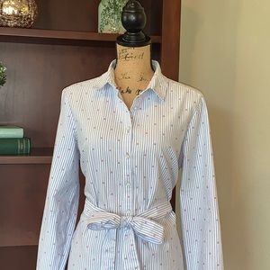 Brooks Brothers Shirtdress Oxford Cloth Size 14